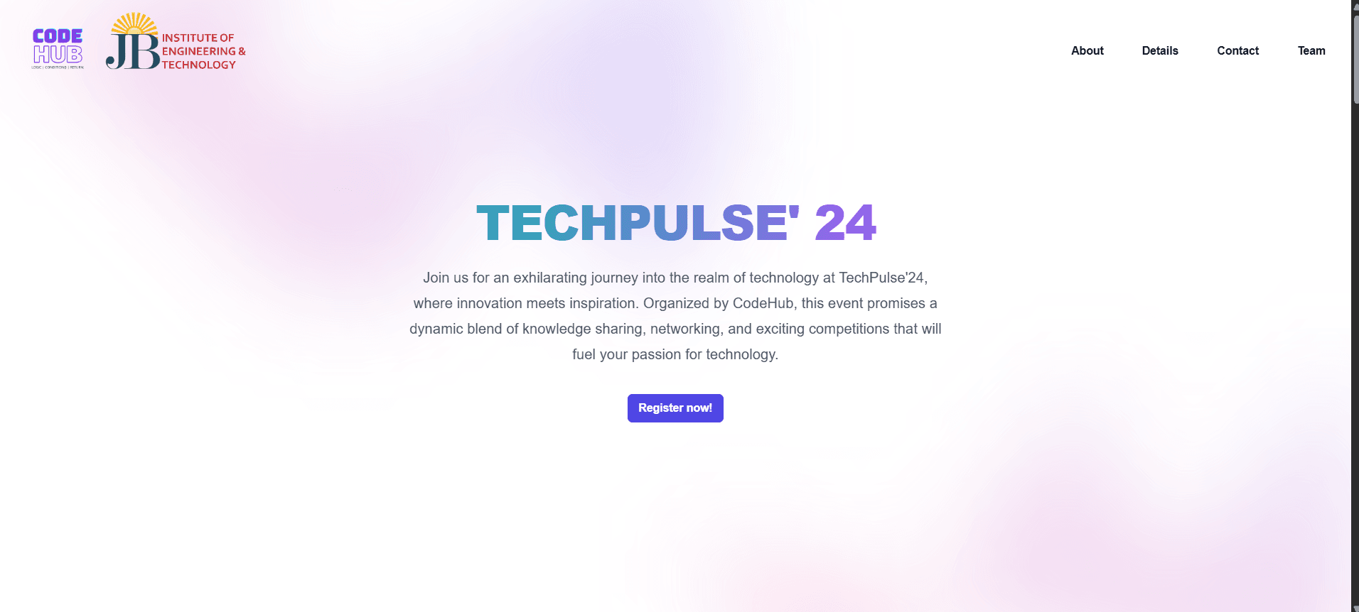 TechPulse Event Page